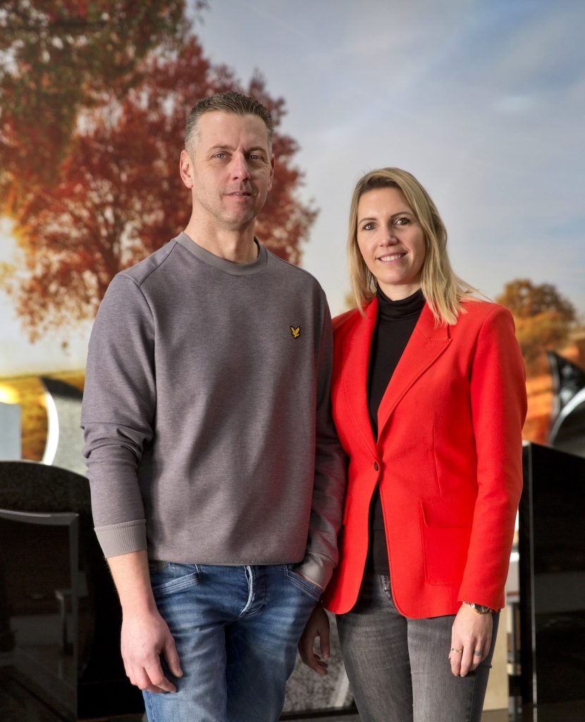 Richard en Fanny Skledar van Natuursteen Midden-Brabant